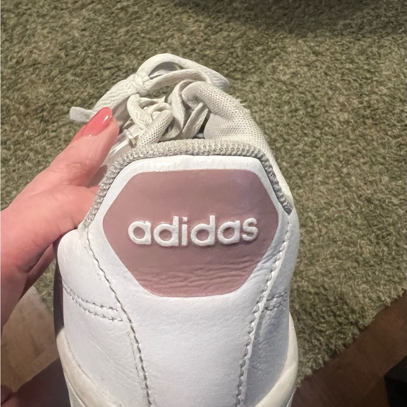 Adidas Advantage Cloudfoam Ortholite Float White & Rose Gold Women’s Size 9 - Picture 11 of 12